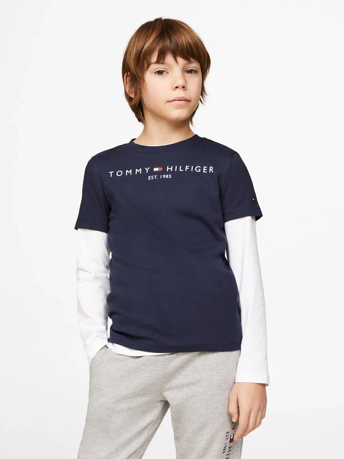 Camiseta Infantil Tommy Hilfiger Clássico Logo