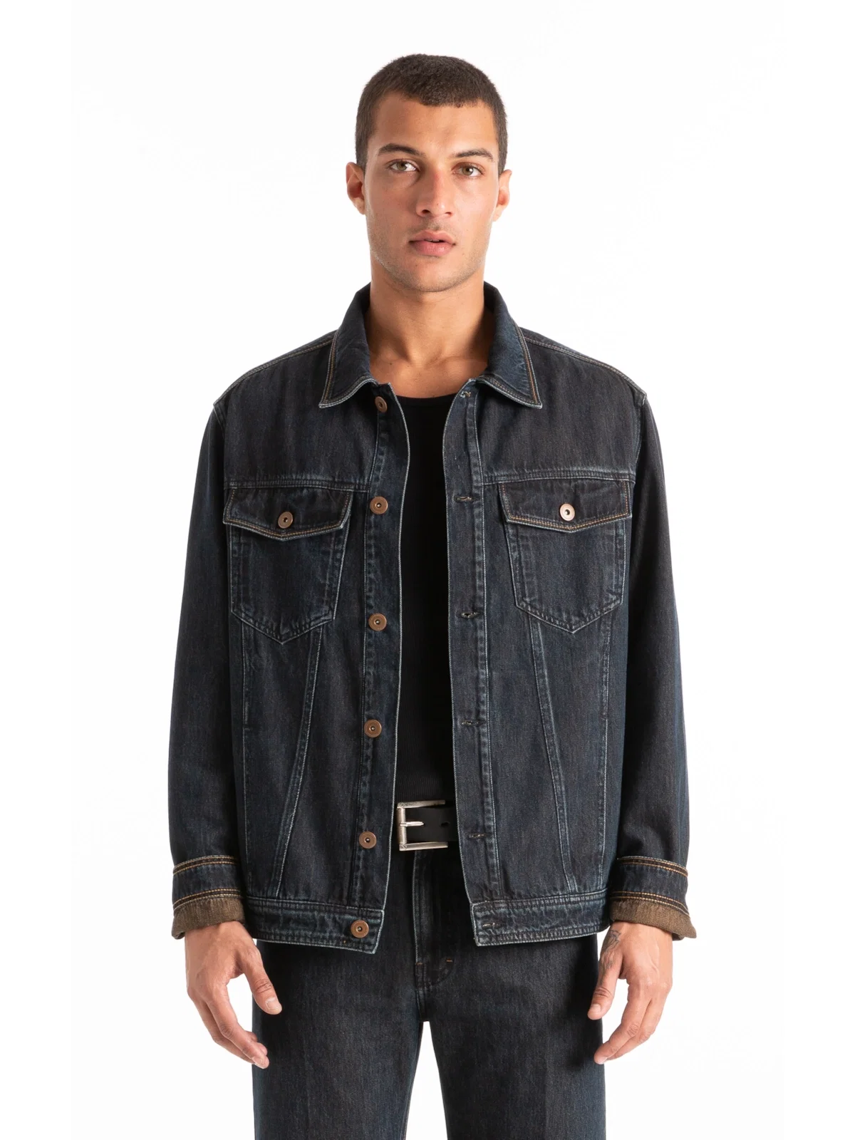 Jaqueta Blue Brown e Asa Lav.Black
