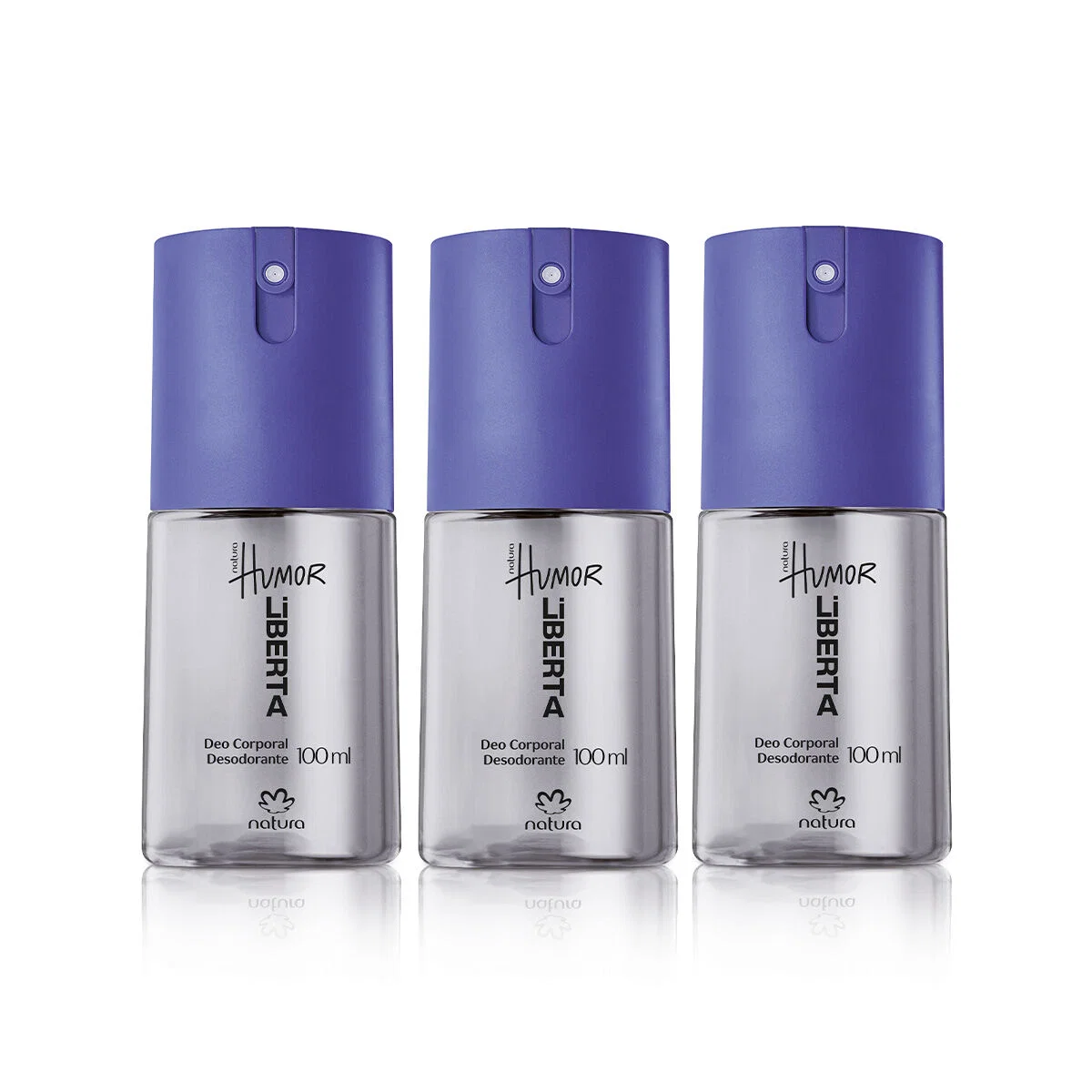 Kit Desodorantes Corporais Humor Liberta 3 produtos de 100 ml