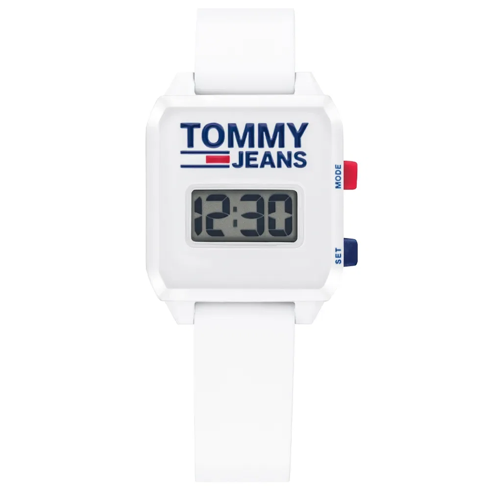 Relógio Tommy Jeans Feminino Borracha Branca 1782256