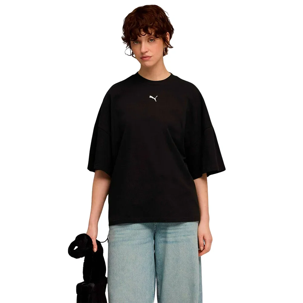 Camiseta Puma Dare To Oversized Ruched Feminina — imagem 1