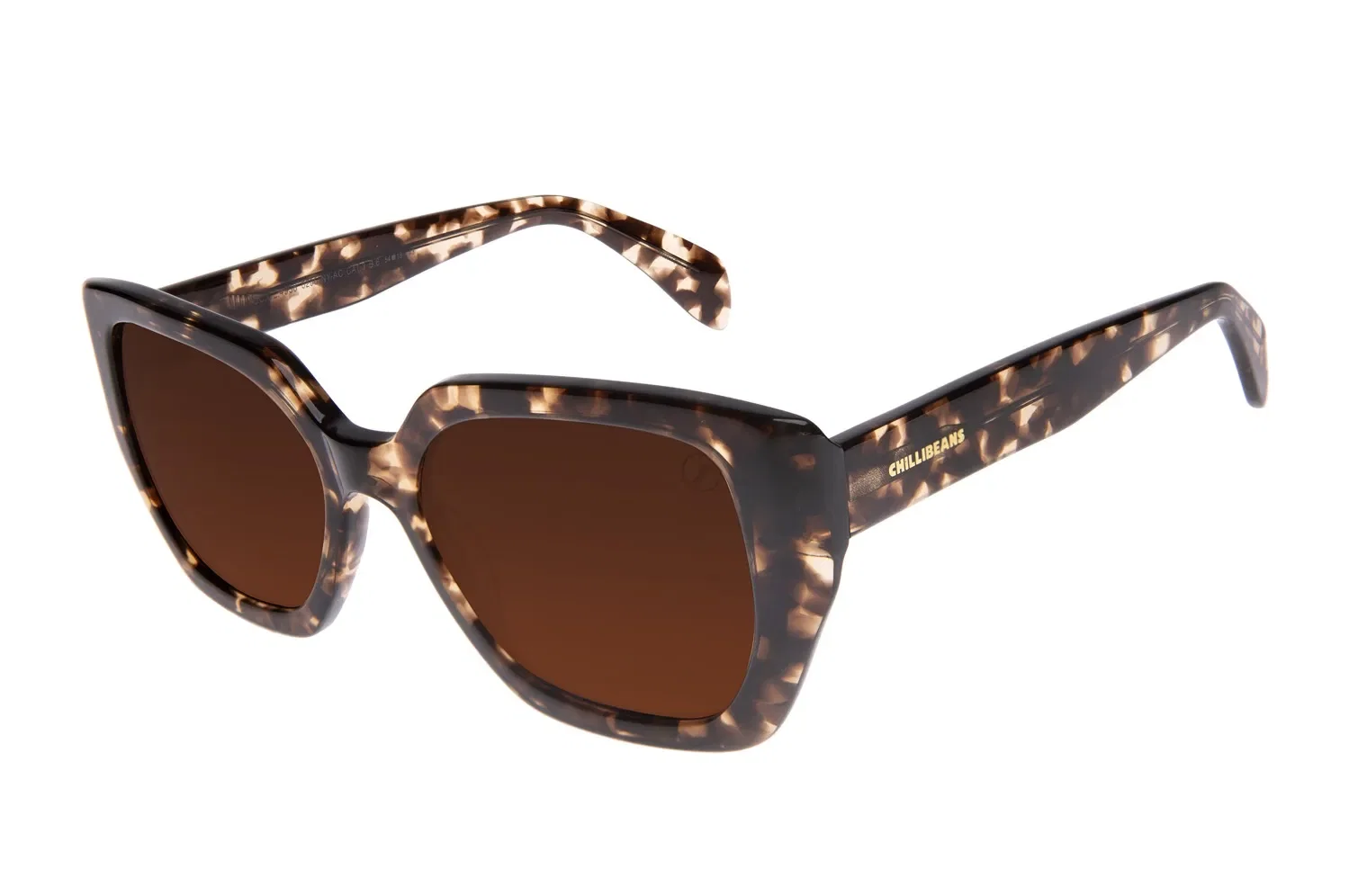 Óculos de Sol Masculino Chilli Beans Quadrado Tartaruga — imagem 1