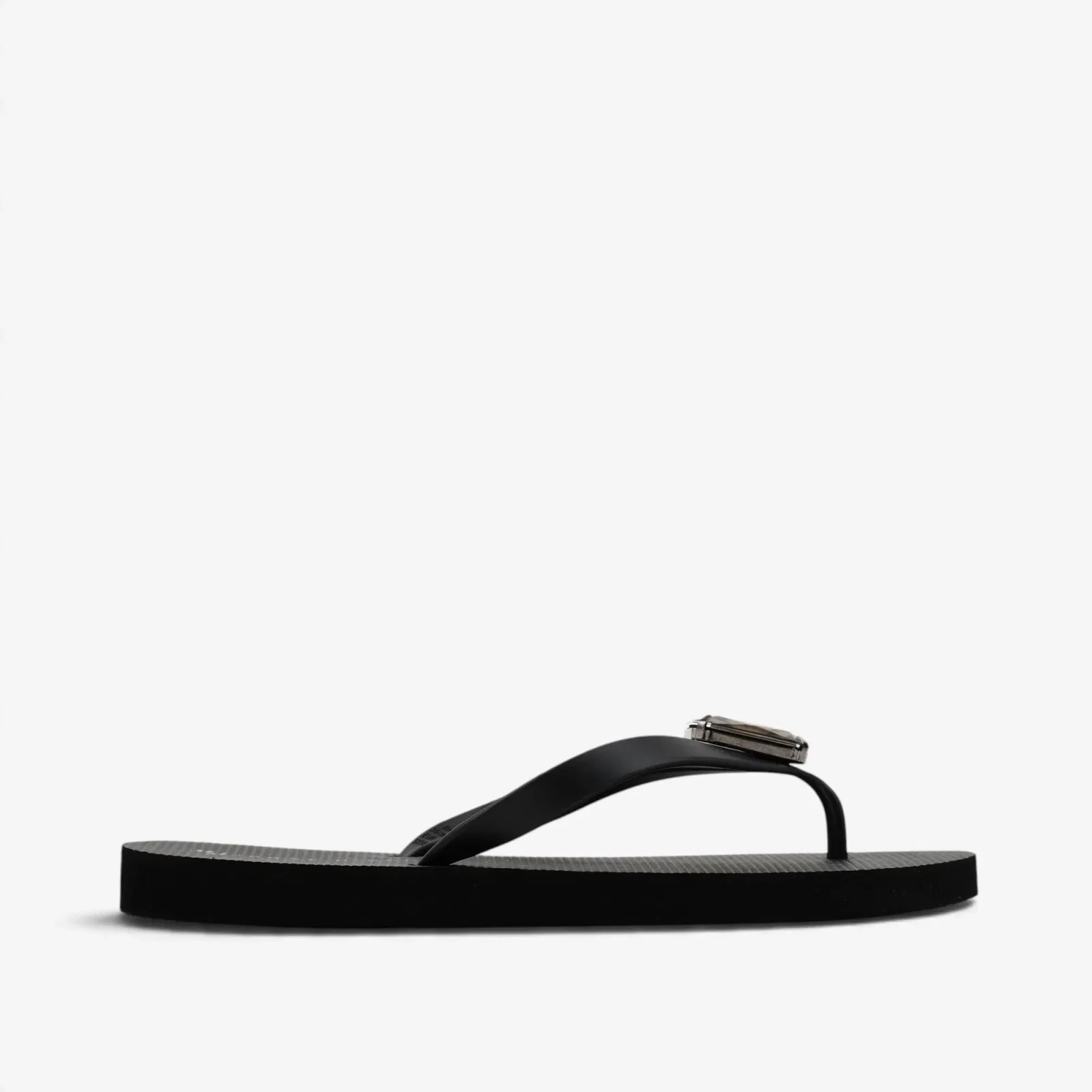 Chinelo Flat Preto