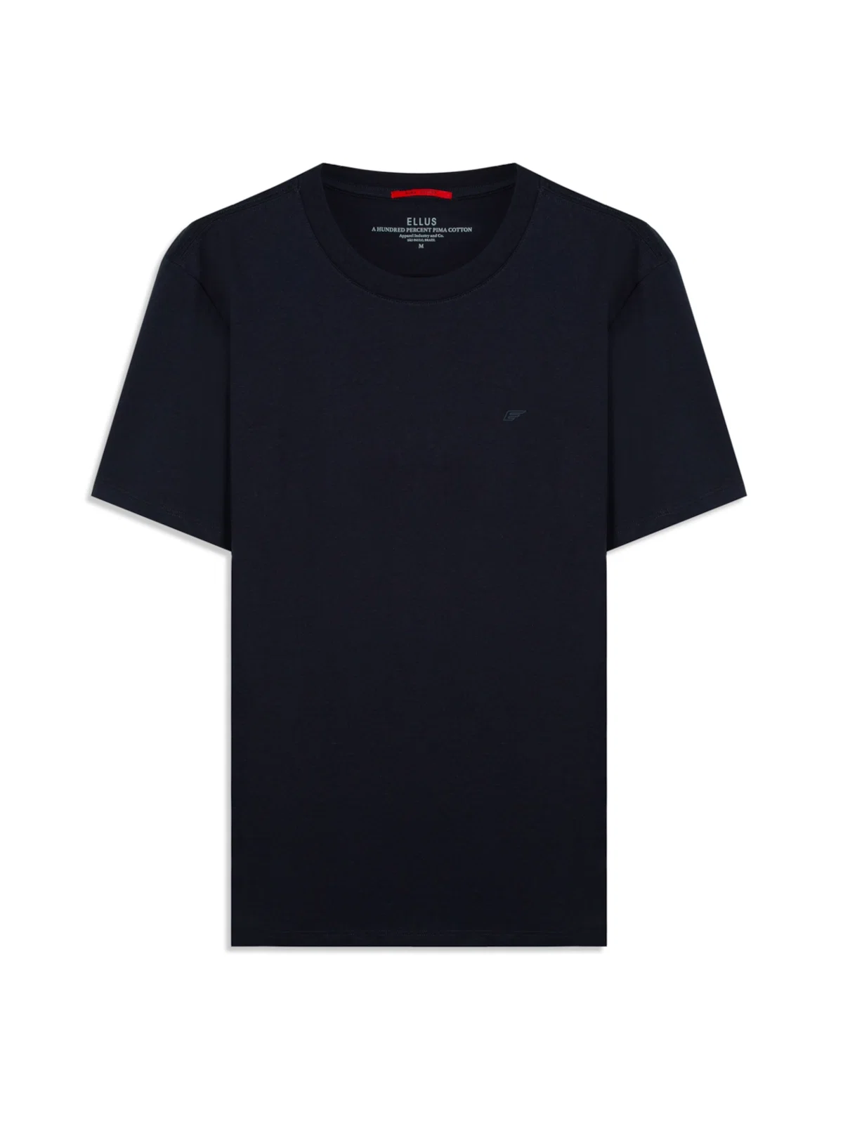 T-Shirt Pima Easa Mirror Midnight Blue