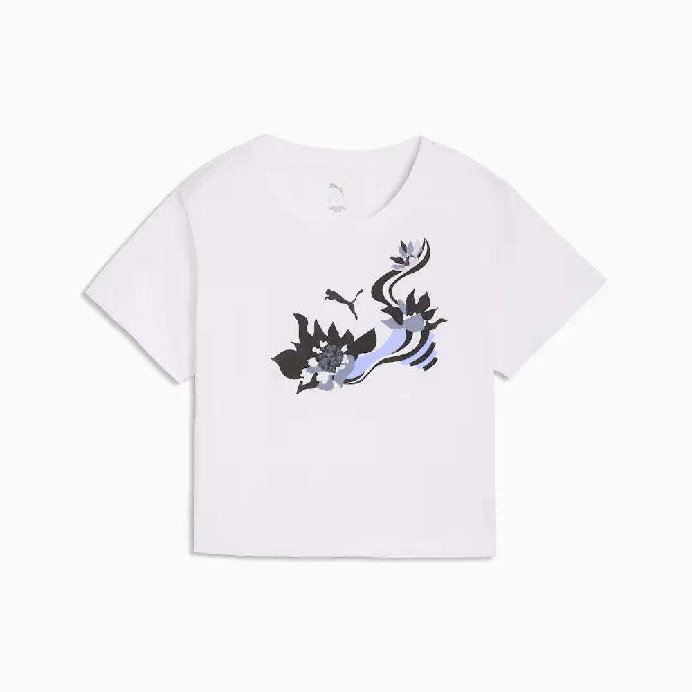 Camiseta Puma League Graphic Training Feminina — imagem 1