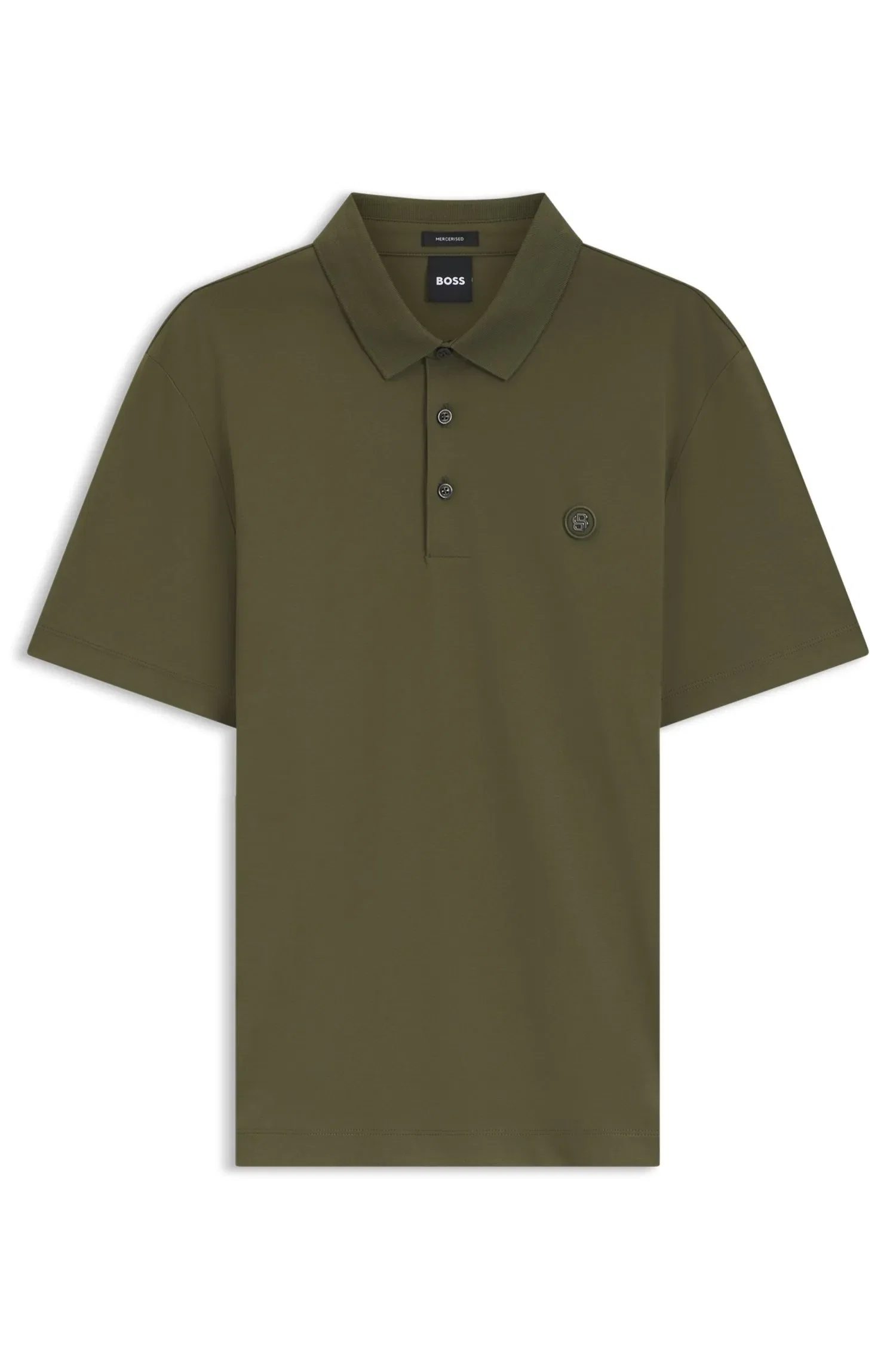 Polo De Algodão Mercerizado Com Monograma Double B — imagem 1