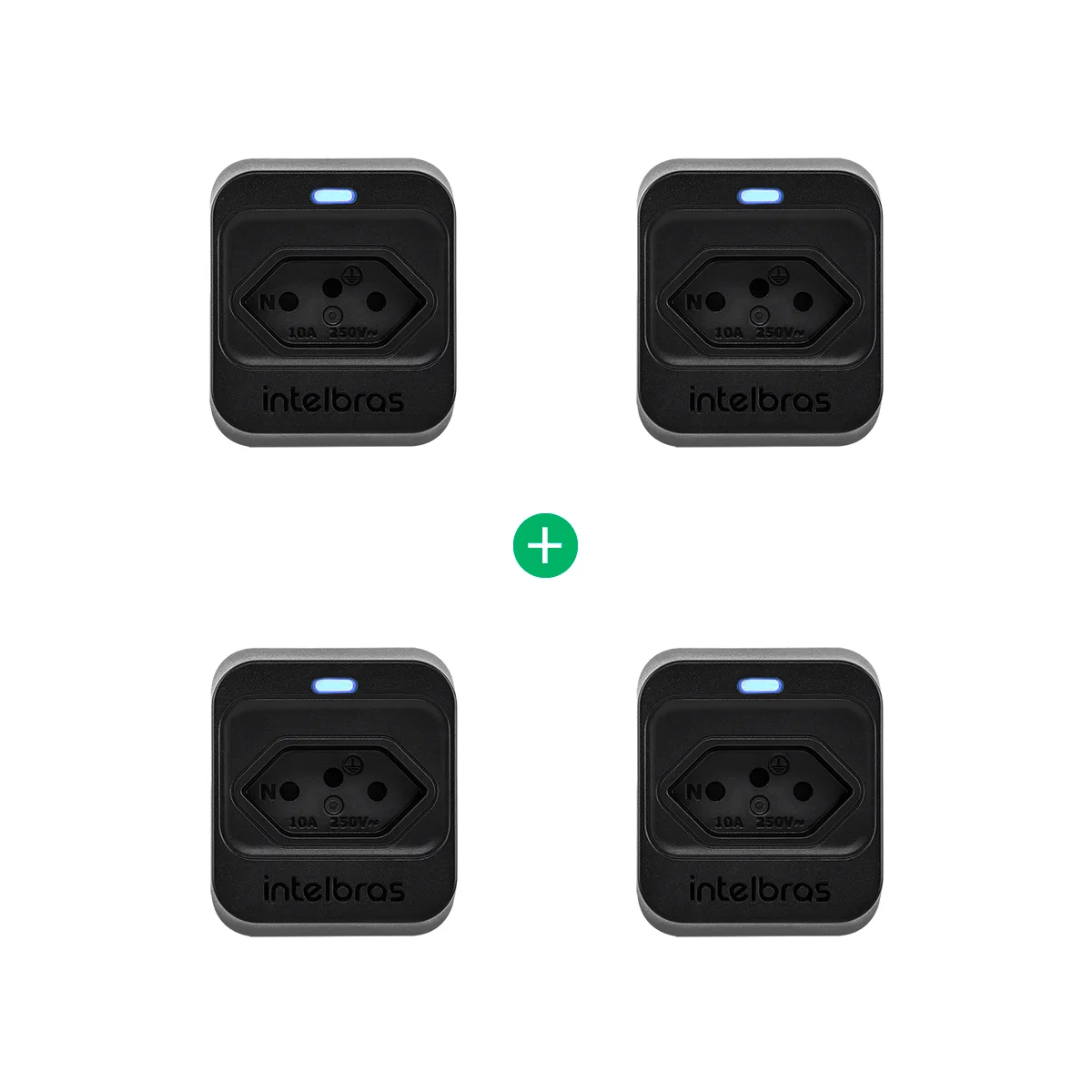 Kit Dispositivo de Proteção Elétrica EPS 301 Preto - 4 peças — imagem 1