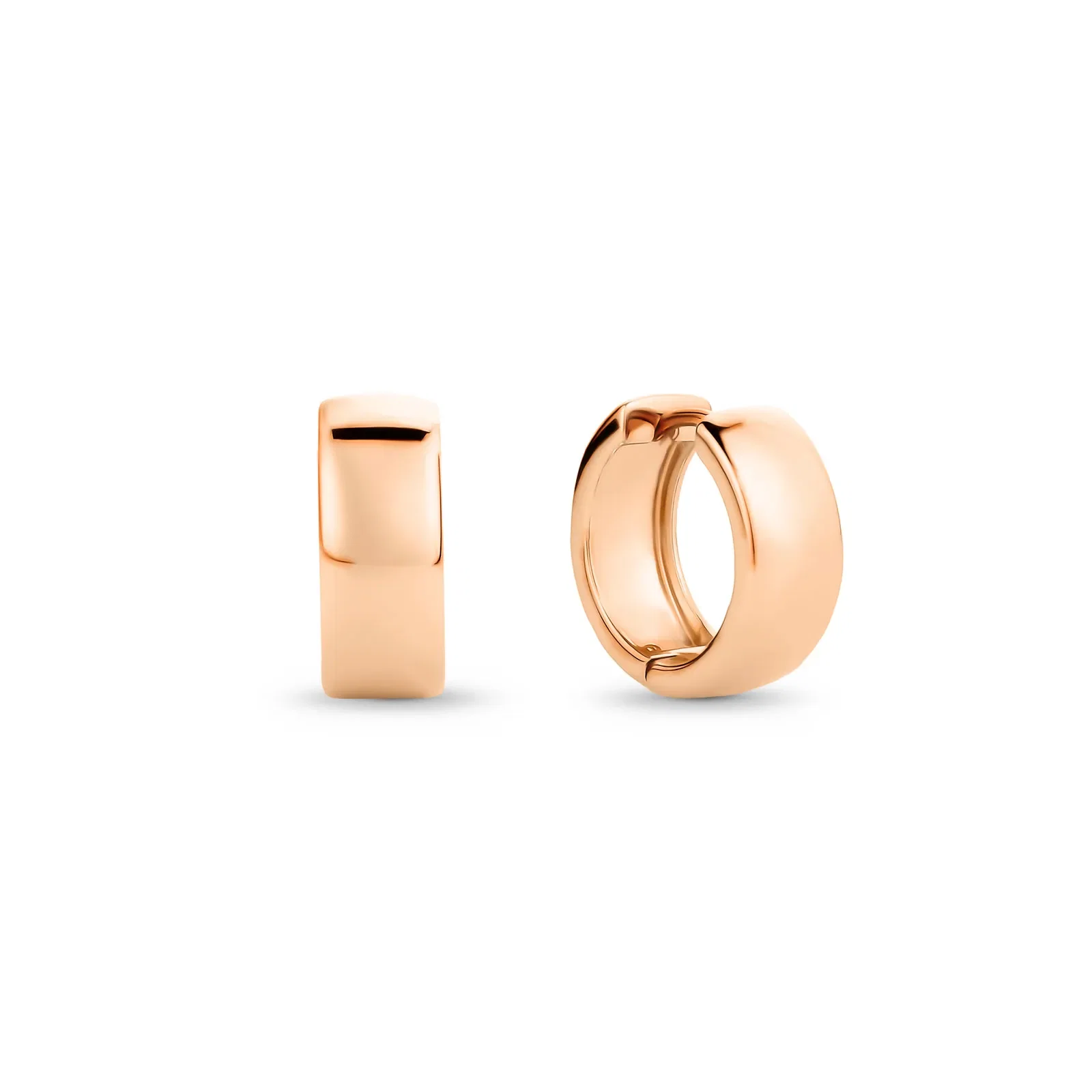 Argola Life em Liga Rosé com Banho de Ouro Rosé 18k, 15,5mm