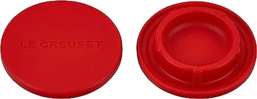 2 Tampas em Silicone para Moedor Le Creuset Vermelho