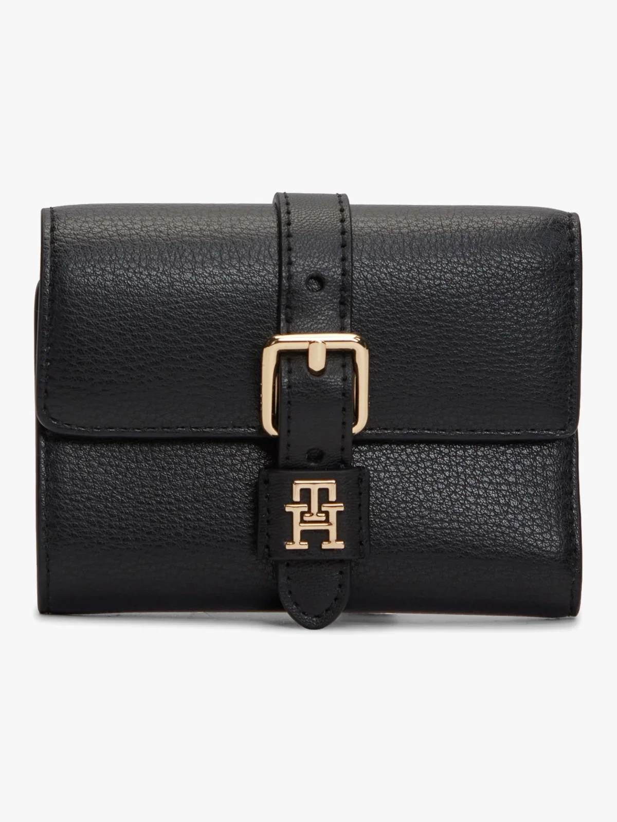 Carteira Trifold Pebble Grain com Fivela — imagem 1