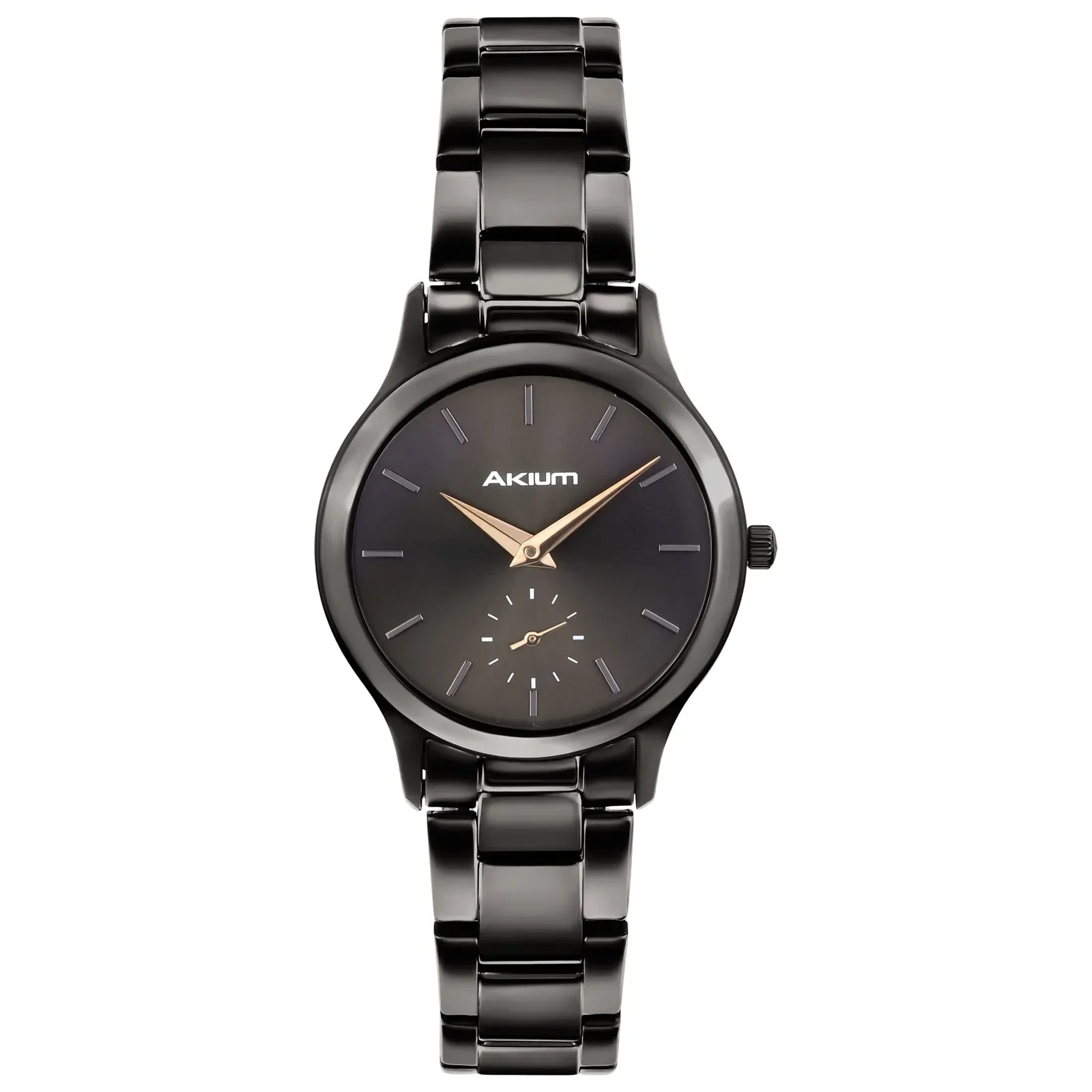 Relógio Akium Classy Feminino Aço Preto