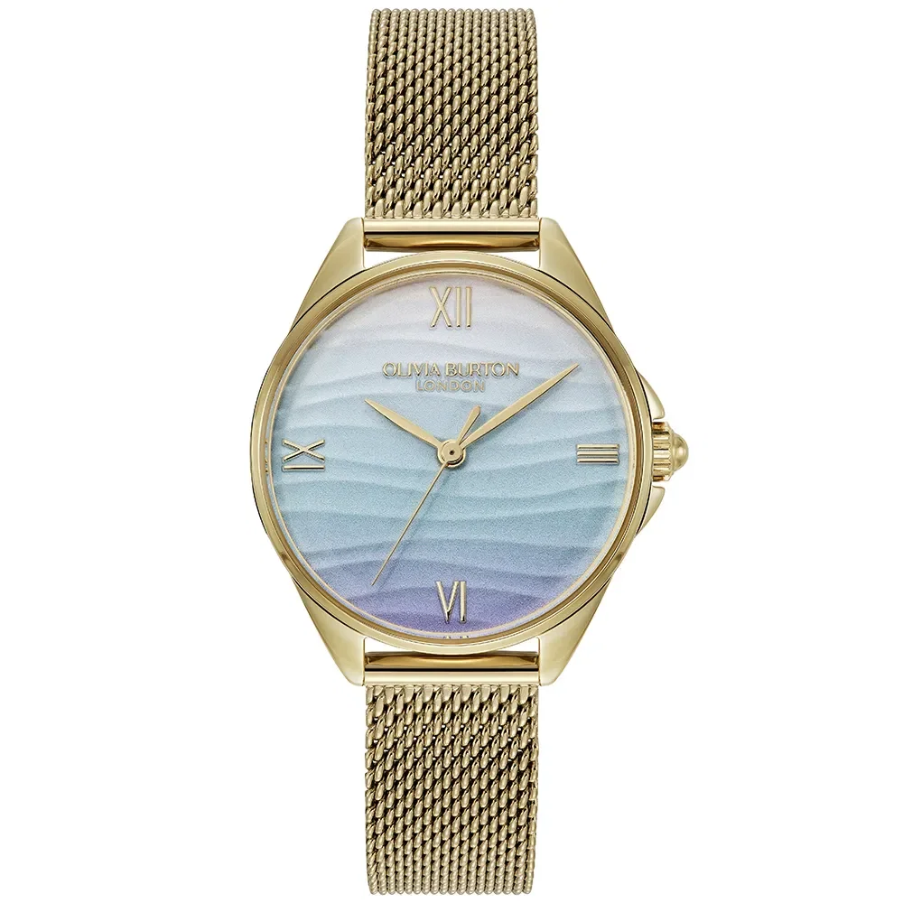 Relógio Olivia Burton Azure Feminino em Aço Dourado 24000336 — imagem 1