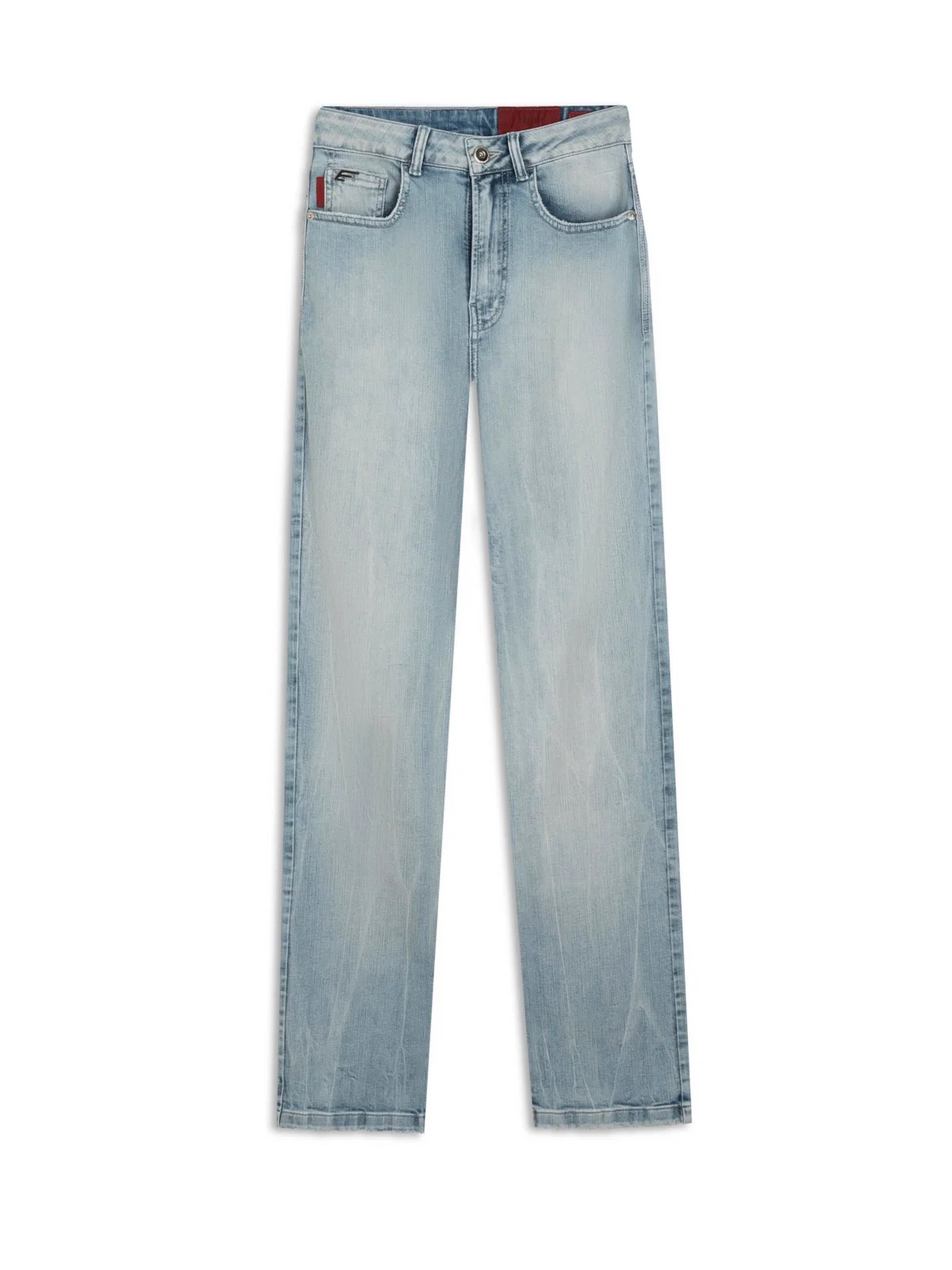 Calça High Comfort Stretch Claro C/ Rebolo