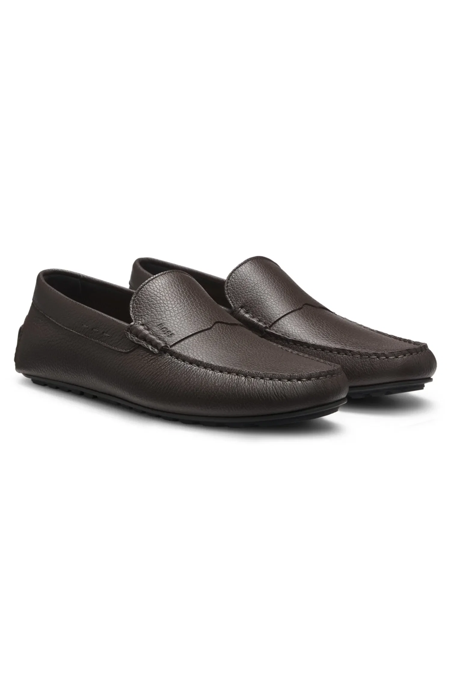 Mocassim Em Couro Polido