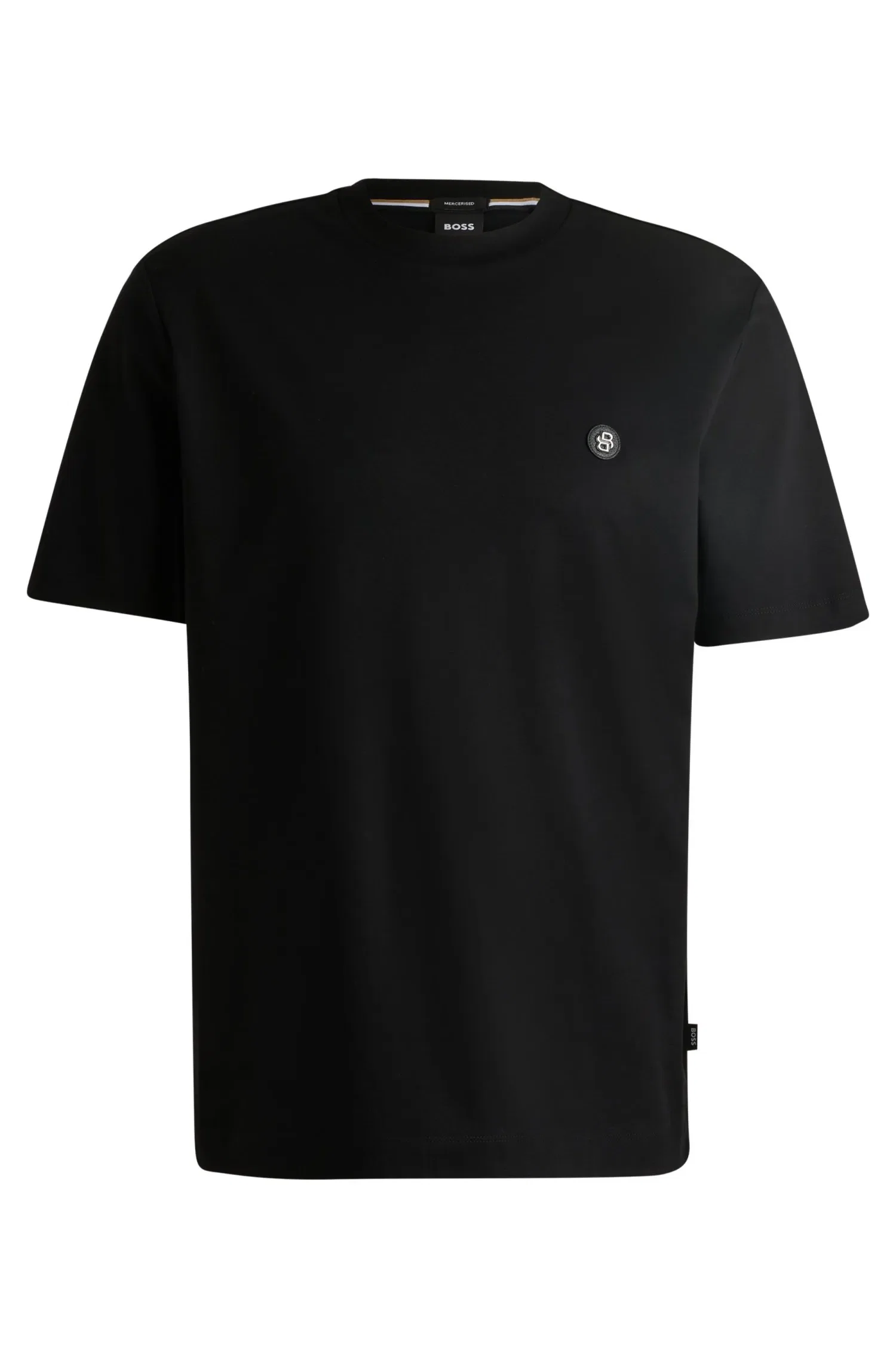 Camiseta De Algodão Mercerizado Com Monograma — imagem 1
