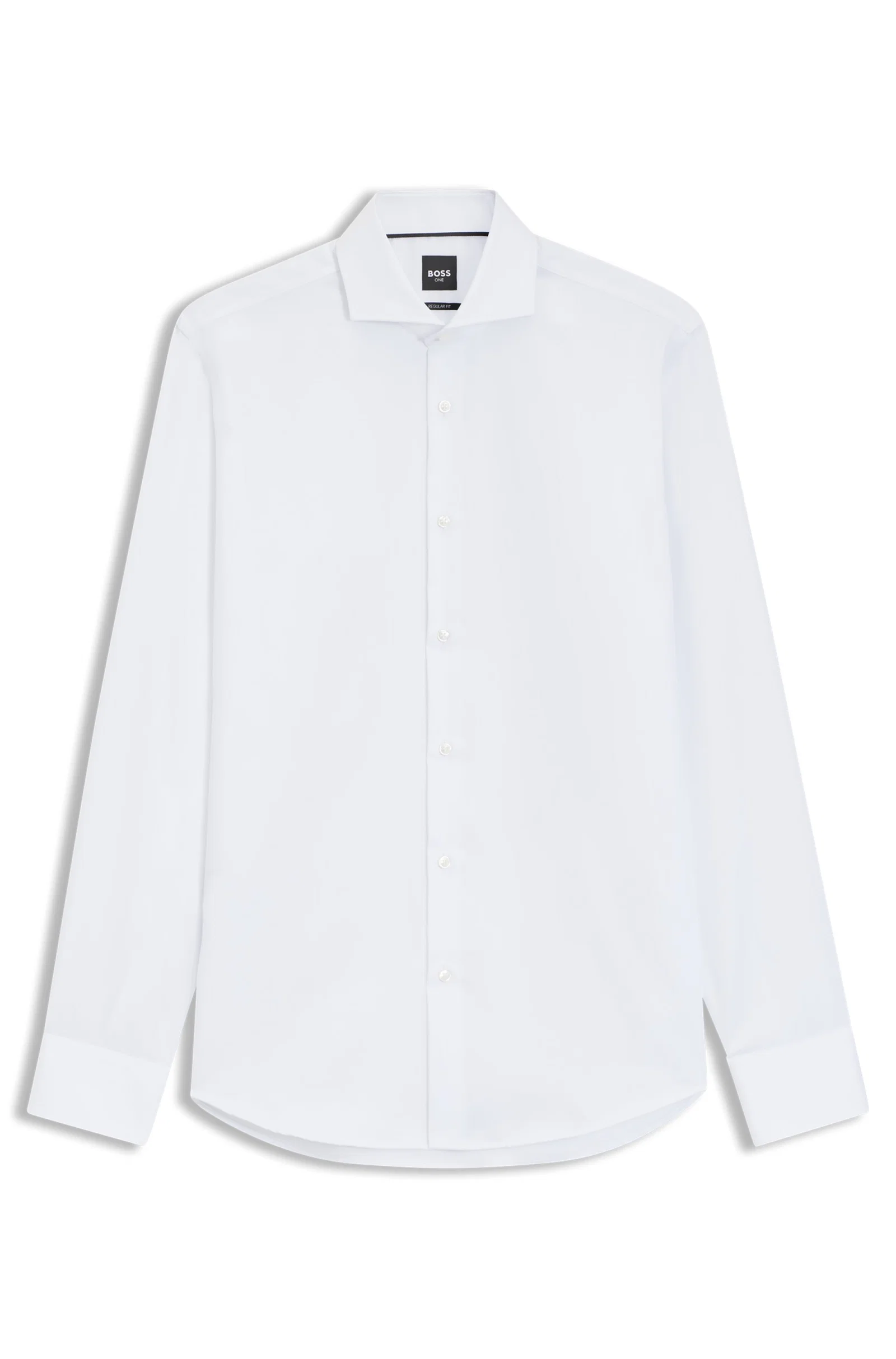 Camisa Regular Fit Em Algodão Oxford