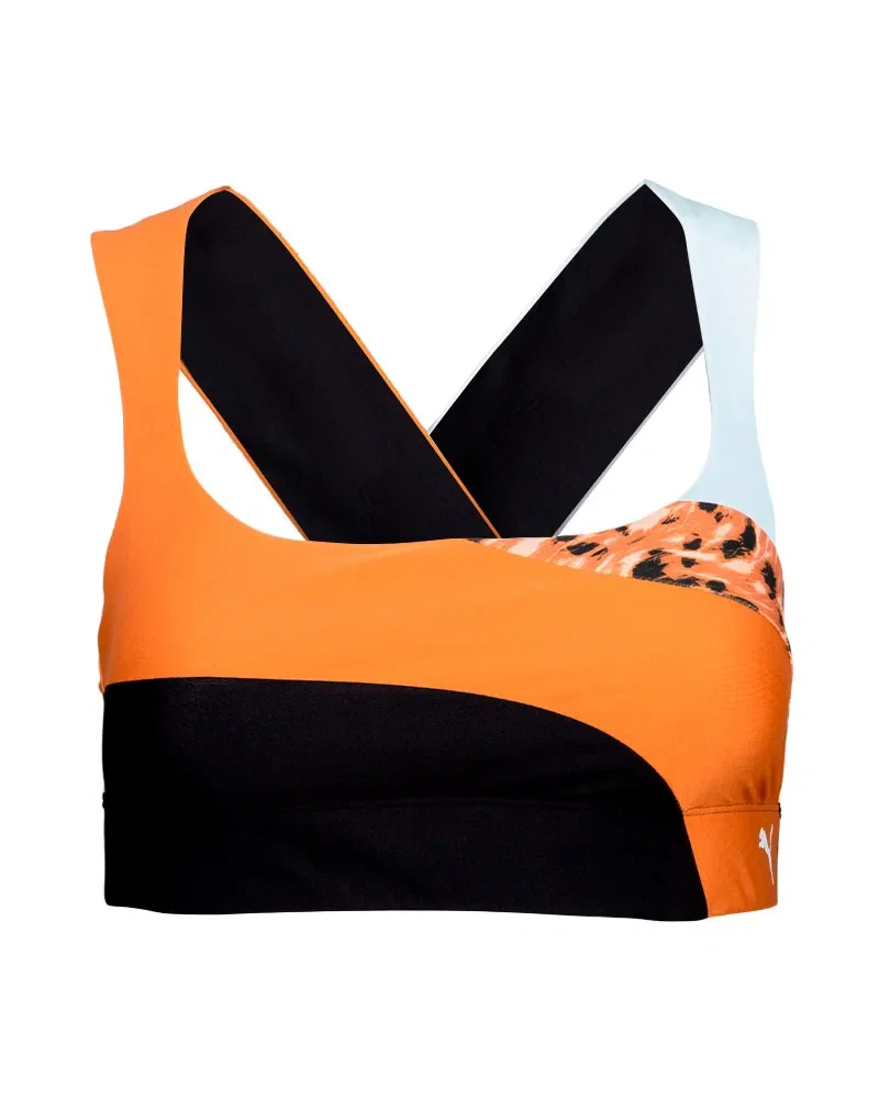 Top Puma Mid Impact Safari Glam Feminino — imagem 1