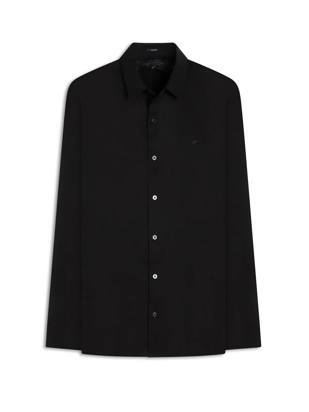 Camisa Tech Blend Ly Nylon Slim Preto