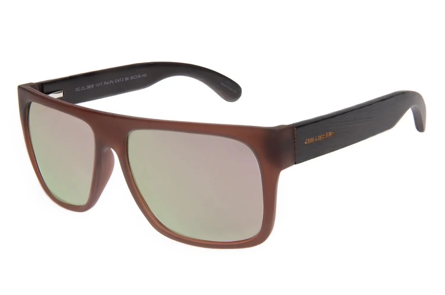 Óculos De Sol Masculino Chilli Beans Clássicos Quadrado Espelhado — imagem 1