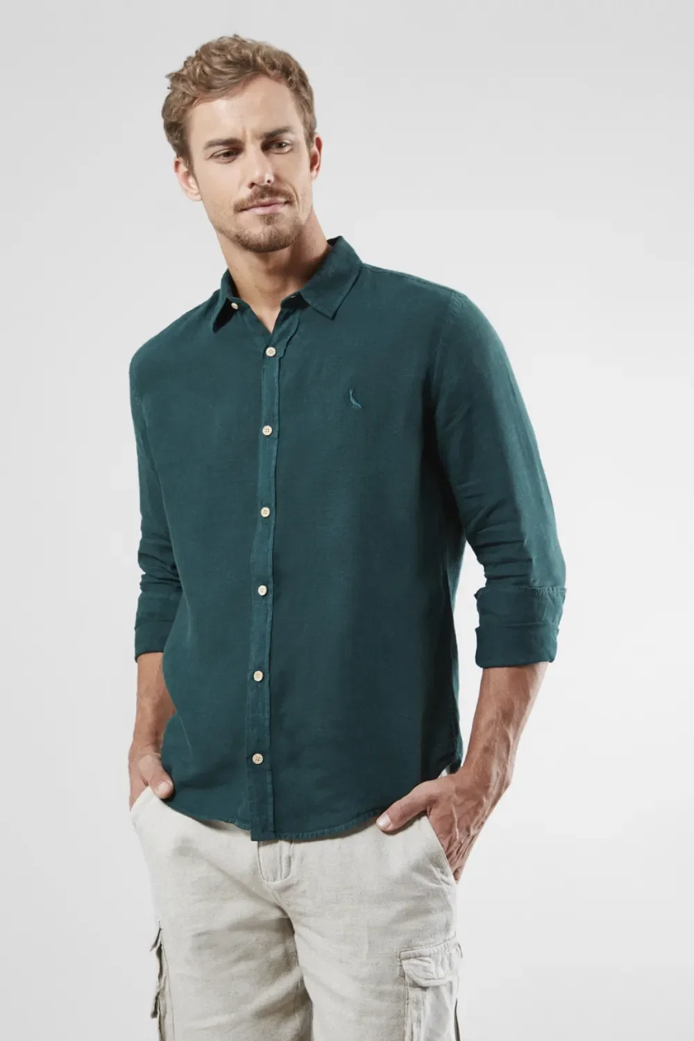 Camisa Regular Linho RESERVA