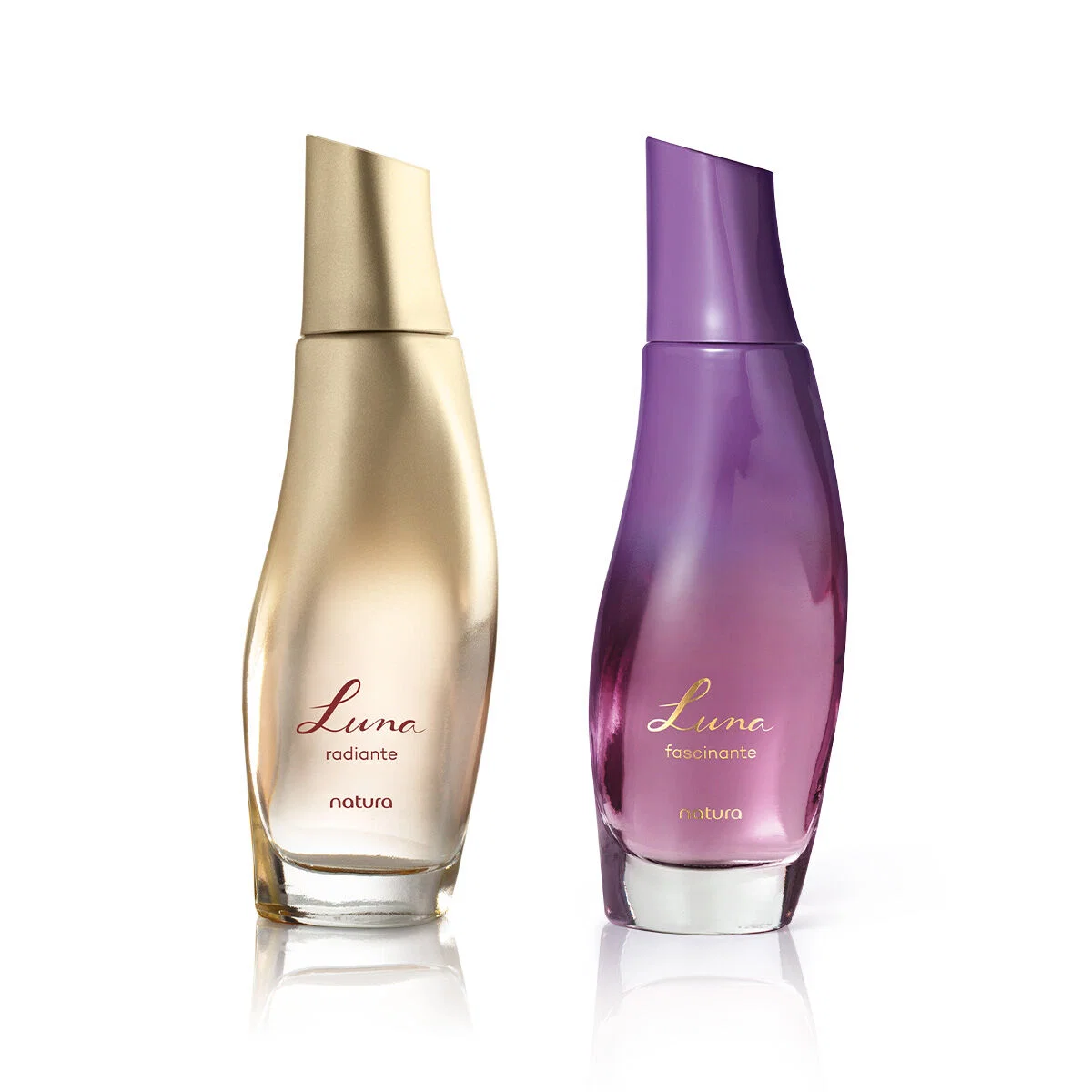 Kit Deo Colônia Luna Fascinante e Radiante Feminino 2 produtos de 75 ml
