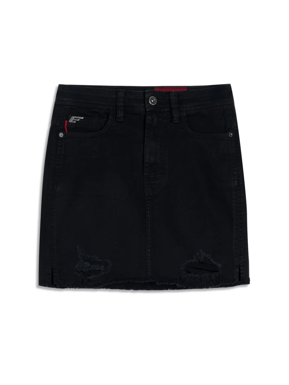 Vintage Denim Color Zoe Destroyed Preto