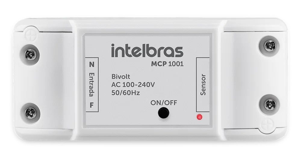 Acionador de Portão Wi-Fi Compatível com Alexa MCP 1001 Branco Intelbras