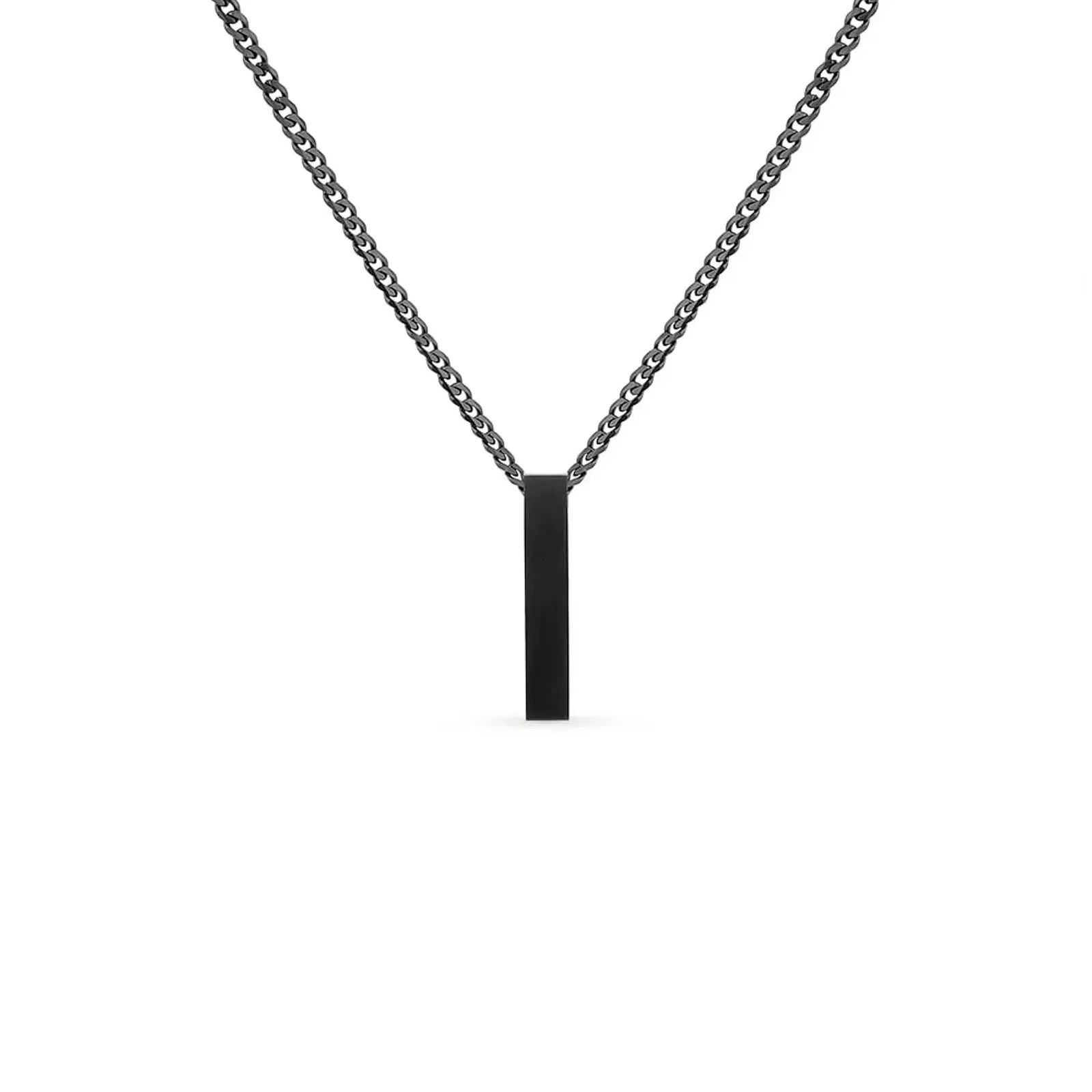 Colar Personalizável Life Masculino Aço Preto