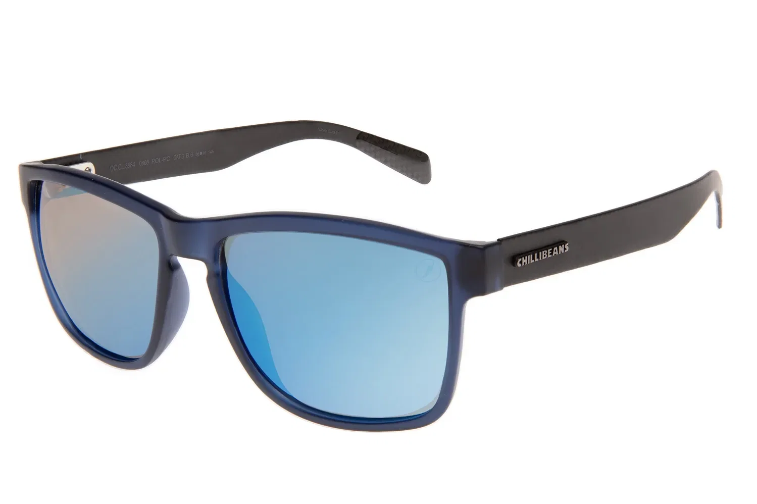 Óculos de Sol Masculino Chilli Beans Clássicos Polarizado Azul Espelhado
