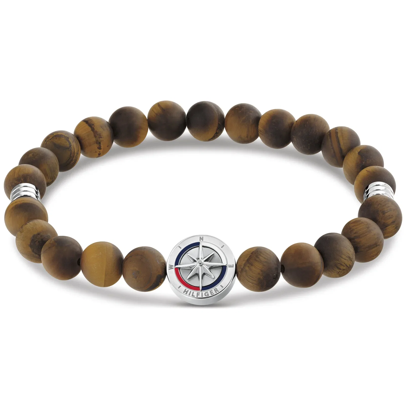 Pulseira Tommy Hilfiger Compass em Olho de Tigre Marrom 2790722