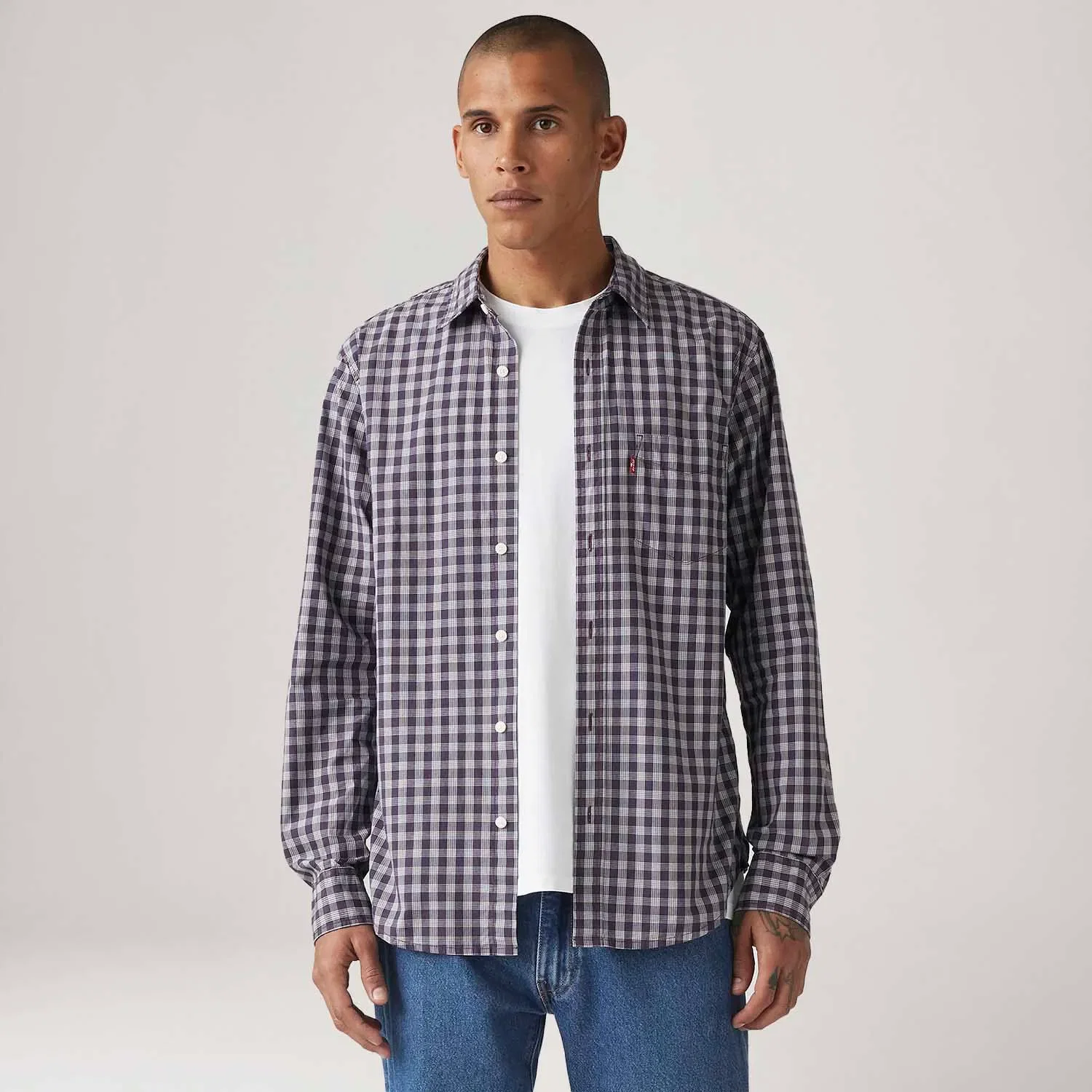 Camisa Levi's® Classic Standard Manga Longa Xadrez — imagem 1