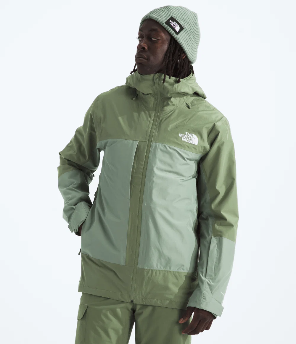 Jaqueta Masculina ThermoBall Snow Triclimate Bark Mist / Slate Moss