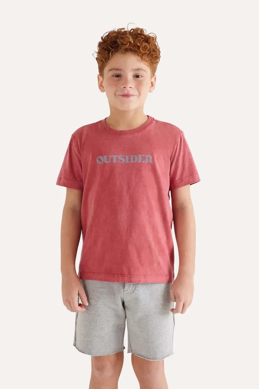 Camiseta Mini Pf Estampada Outsider