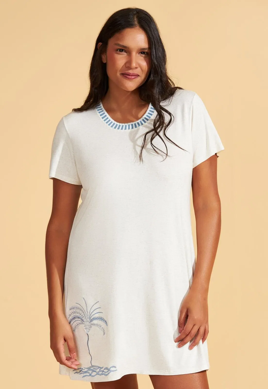 Camisão De Viscose Stretch Recco