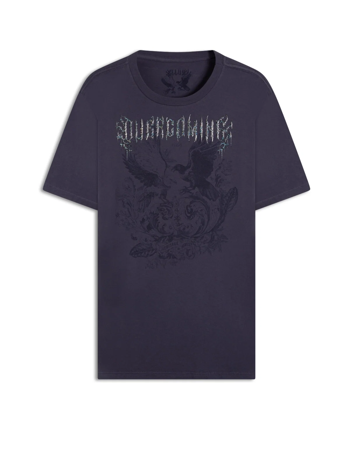 T-Shirt Washed Overcoming Purple Blue — imagem 1
