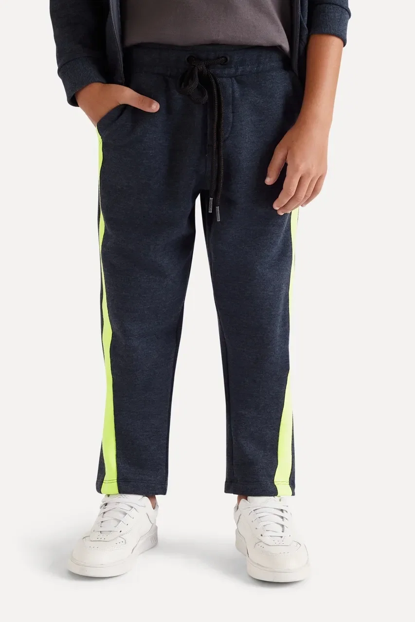 Calça RESERVA MINI Moletom Listra Neon