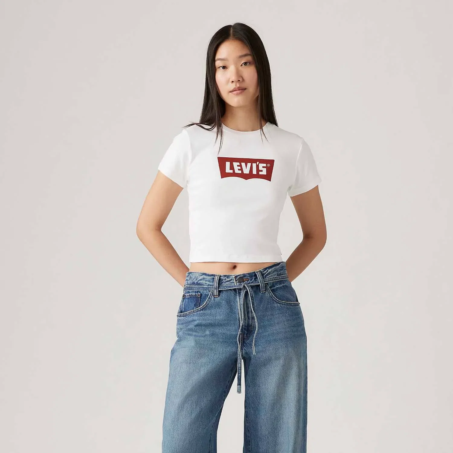 Camiseta Levi's® Essential Sporty Tee Branca — imagem 1