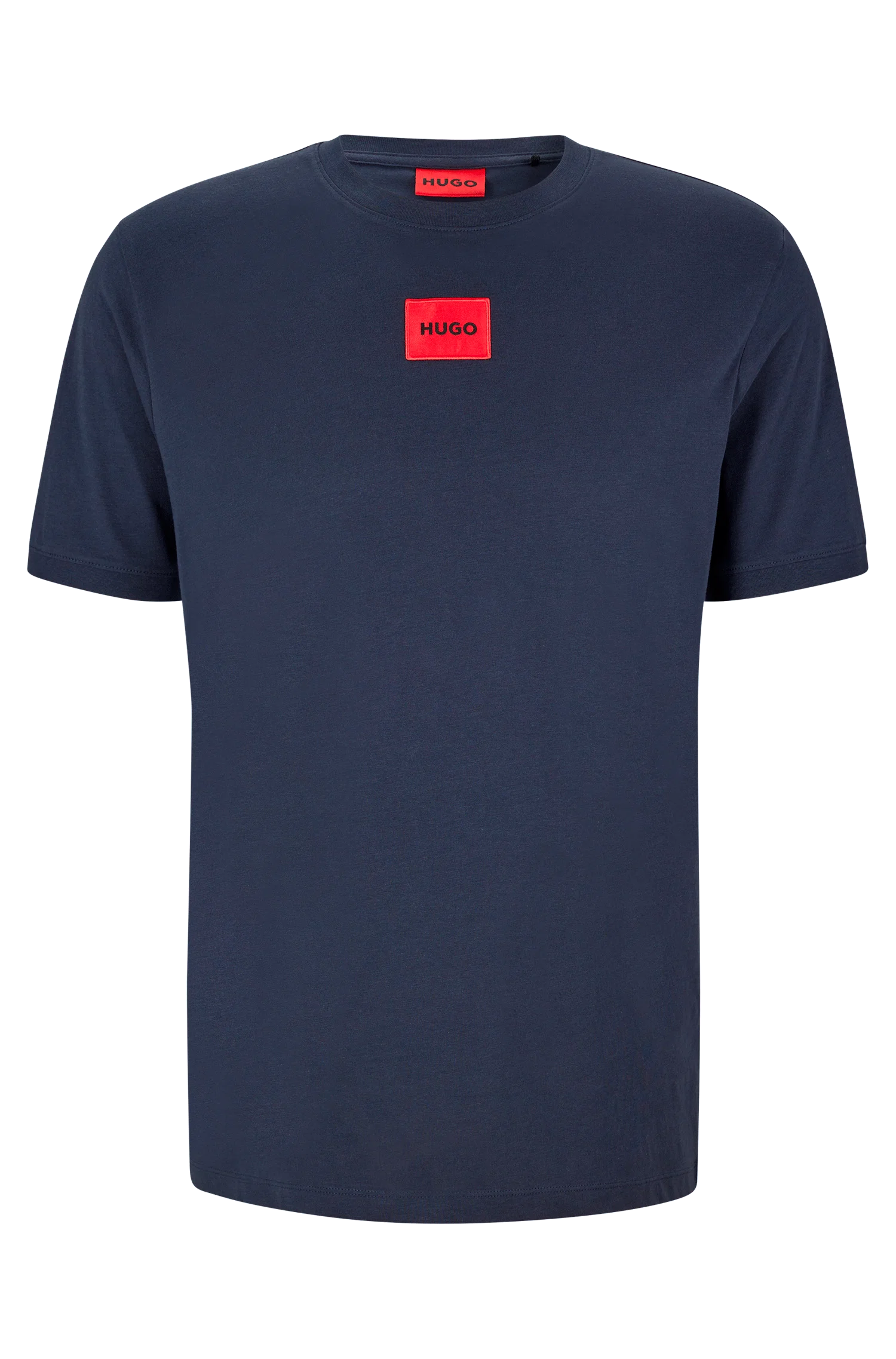 Camiseta De Algodão Regular Fit Com Logo