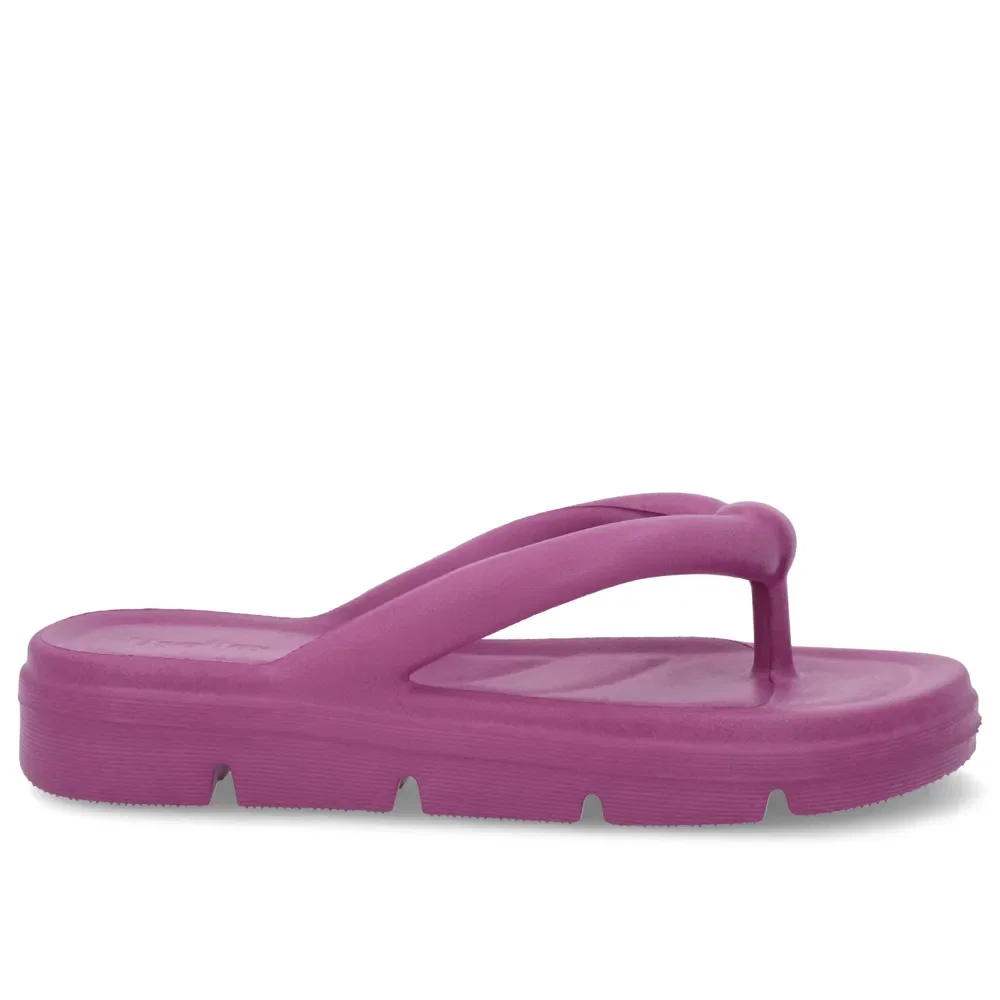 Chinelo Roxo Poofy Plataforma Eva
