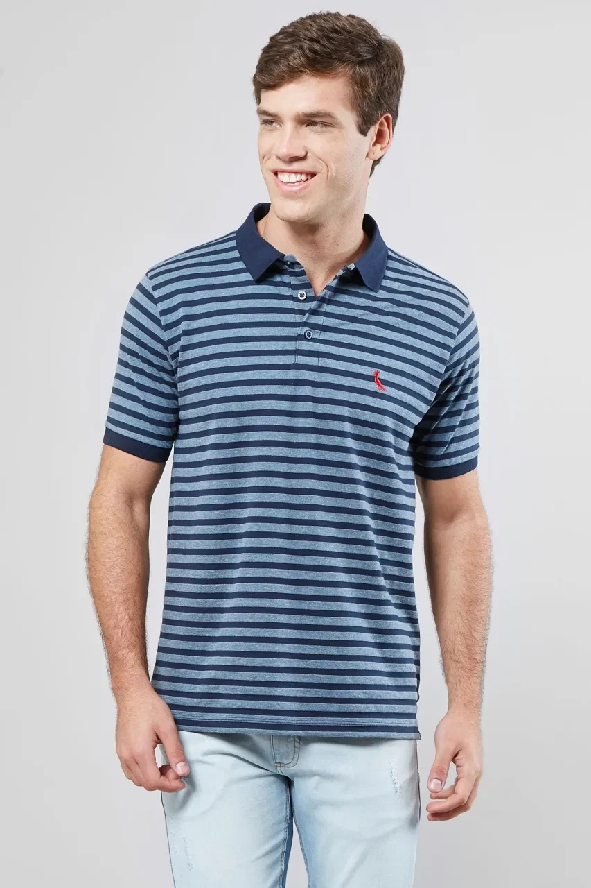 Polo RESERVA Listras Sobrepostas