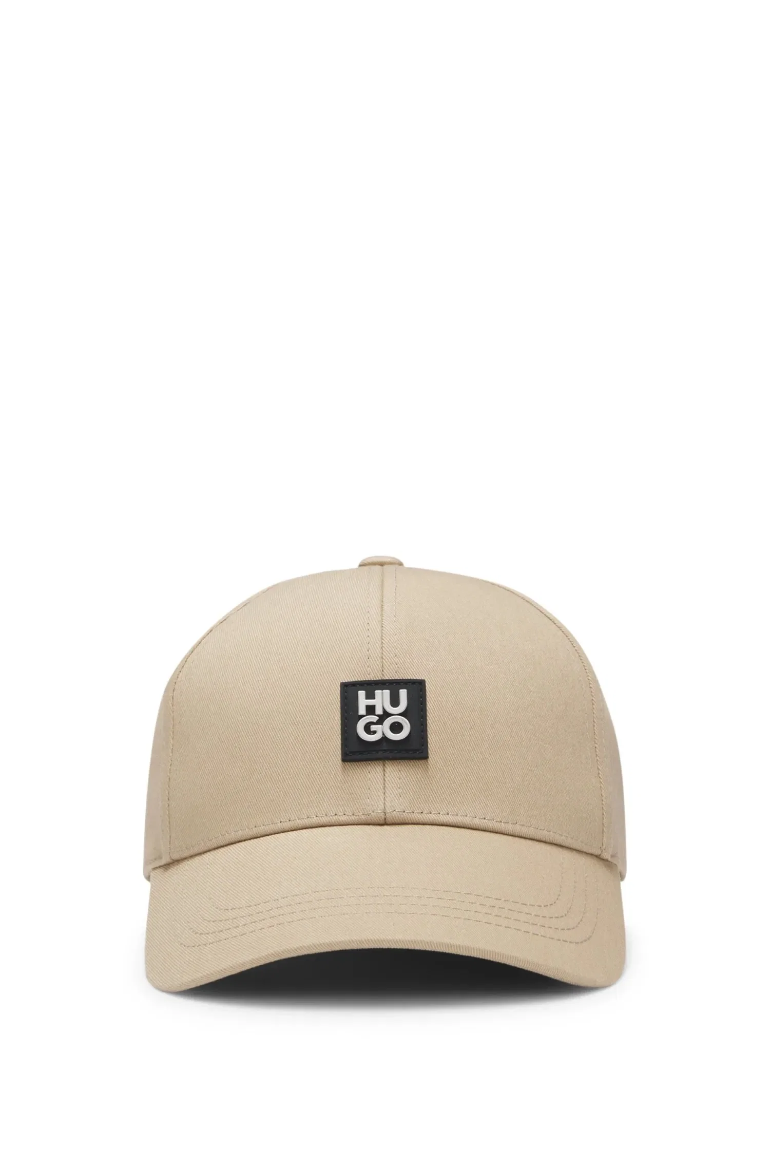 Boné De Algodão Com Logo Sobreposto — imagem 1