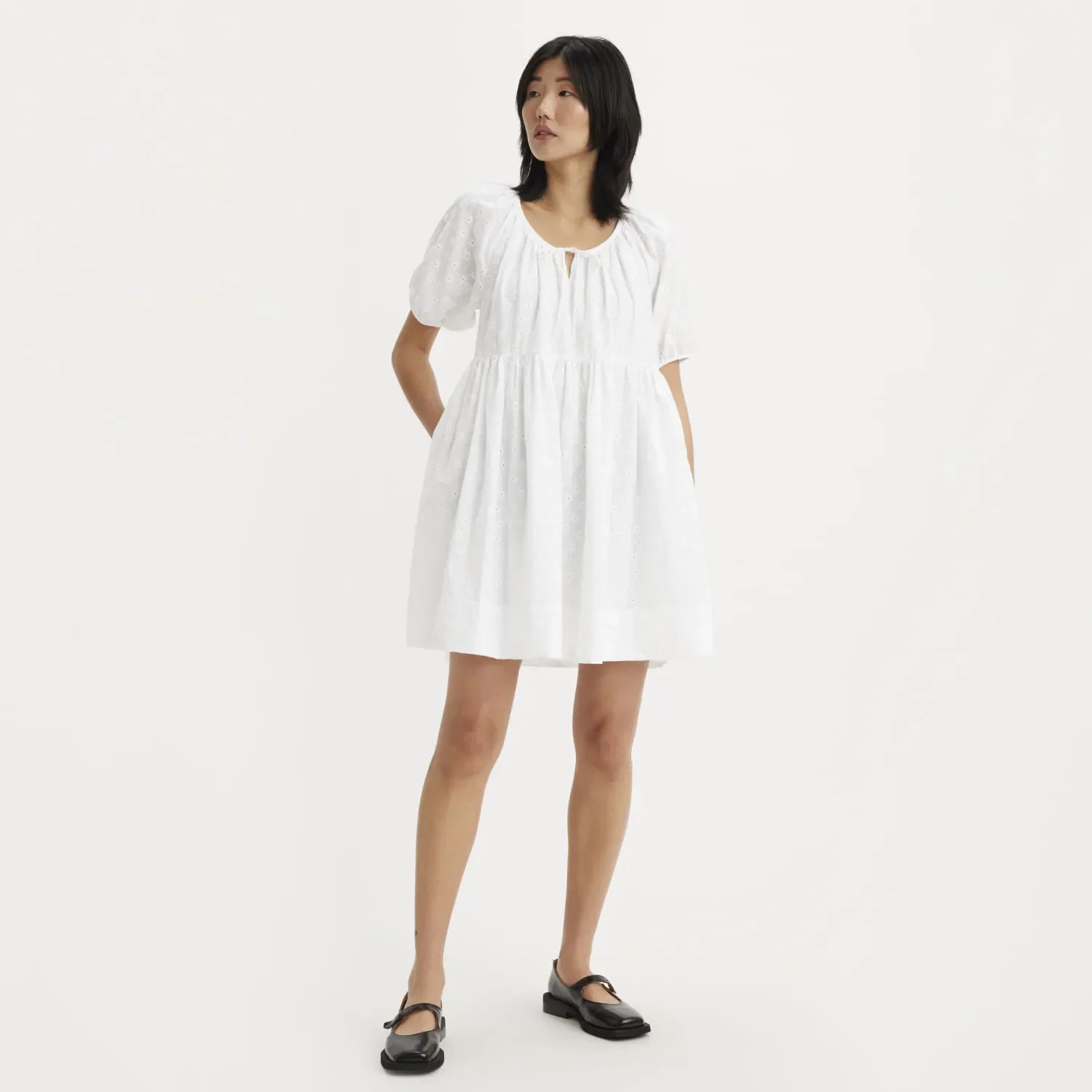 Vestido Levi's® Jaylee Mini Branco com Flores
