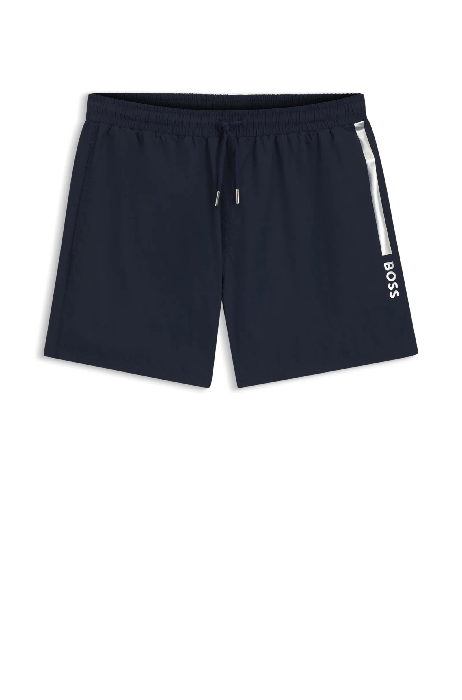 Shorts De Banho Com Logo Metalizado — imagem 1