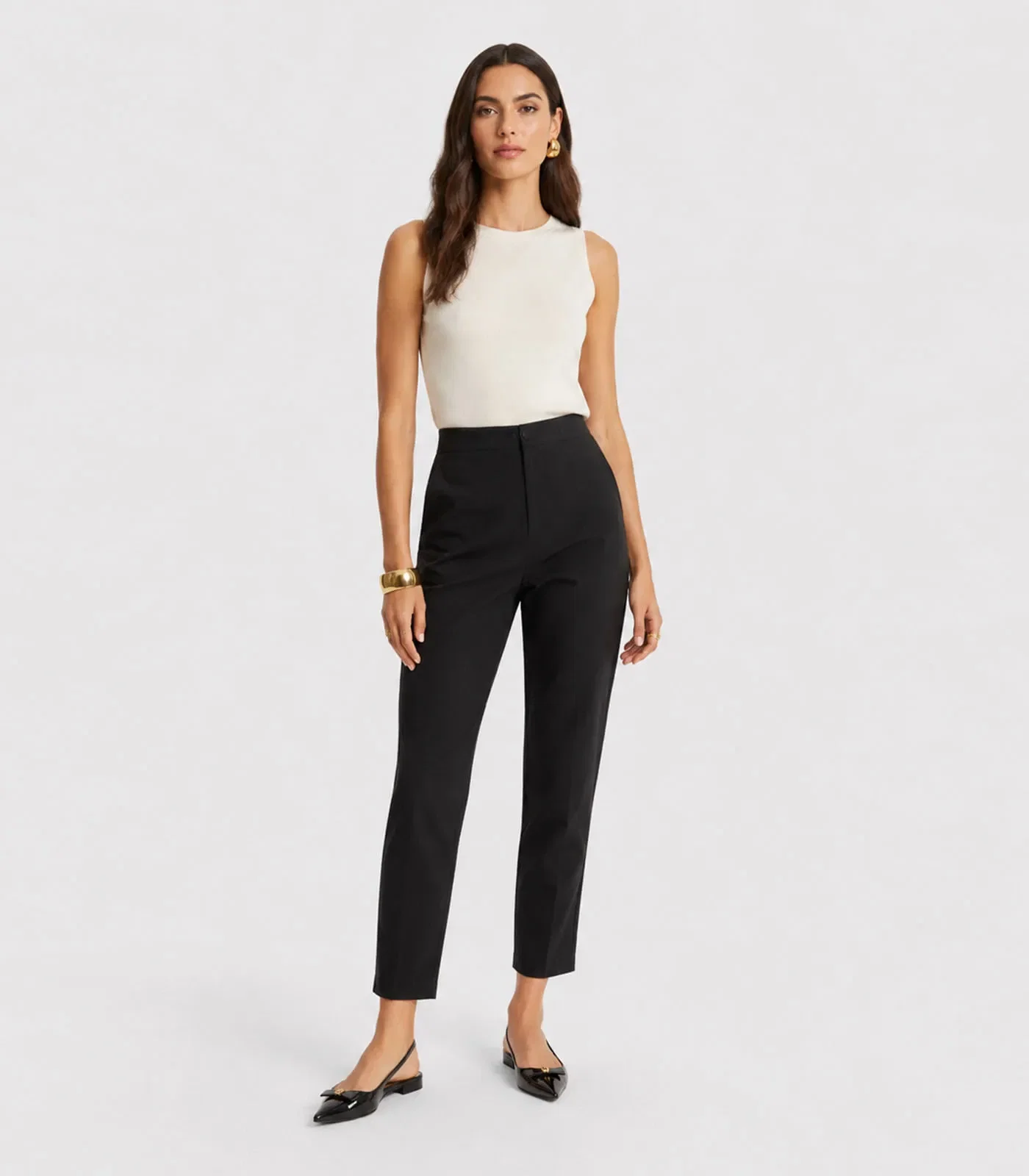 Calça Feminina Em Alfaiataria Verena Endless Preto — imagem 1