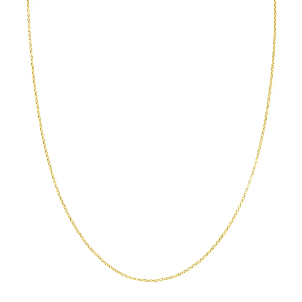Corrente Elos Portugueses em Ouro Amarelo 18k, 40cm