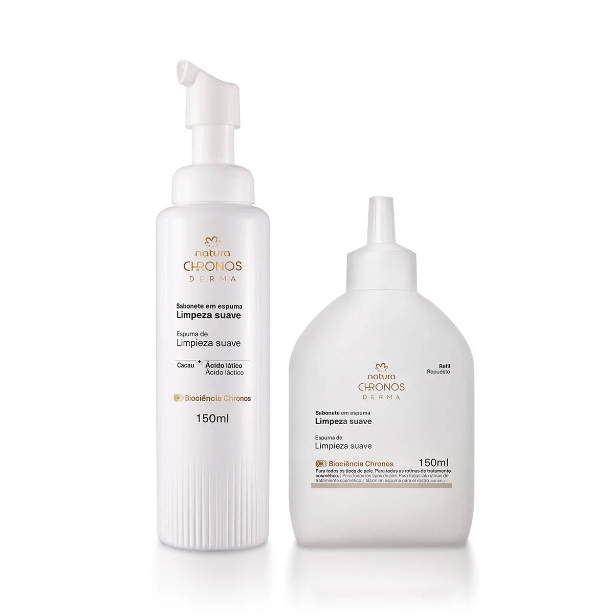 Kit Sabonete em Espuma com Refil Chronos Derma — imagem 1