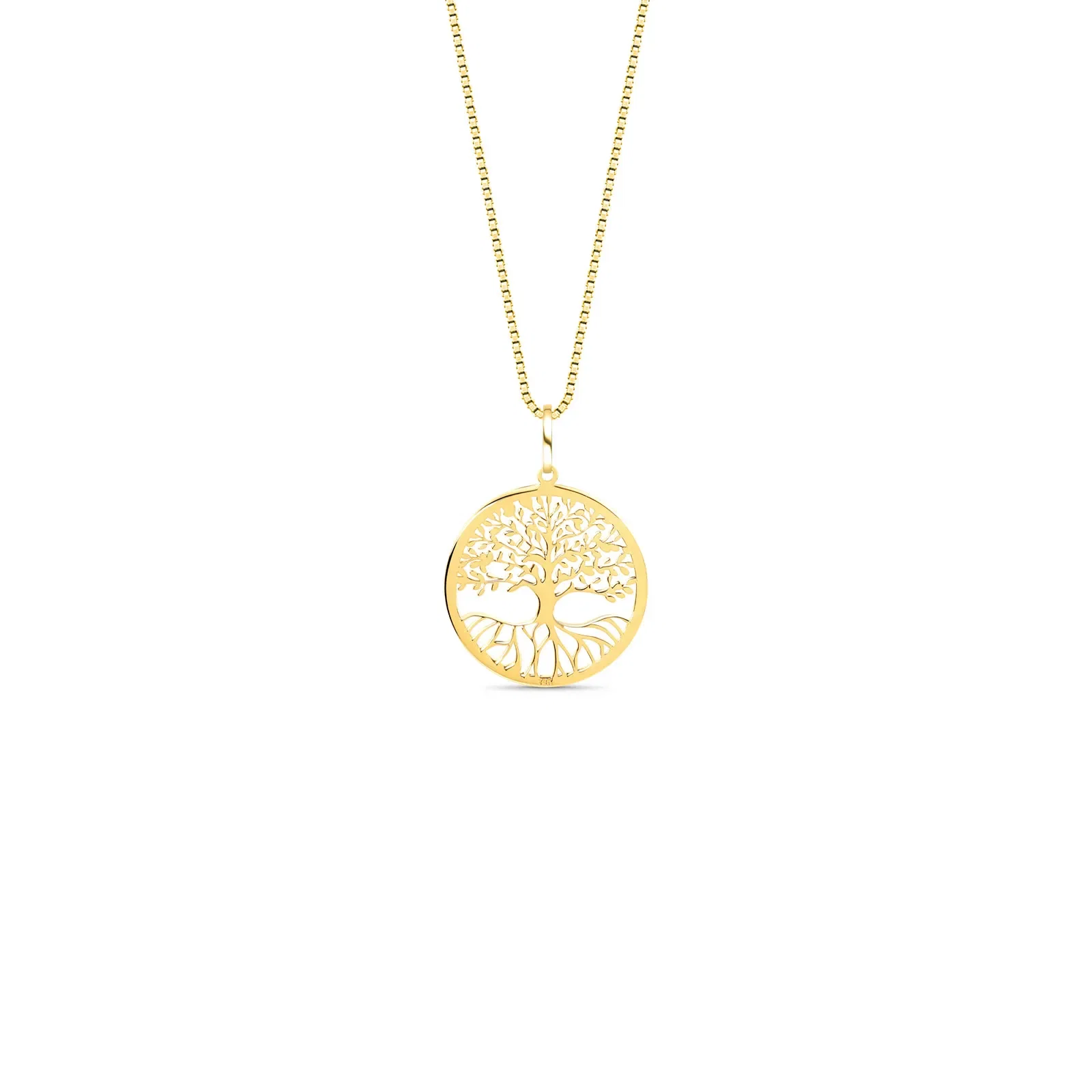 Pingente Medalha Árvore da Vida em Ouro Amarelo 18k — imagem 1