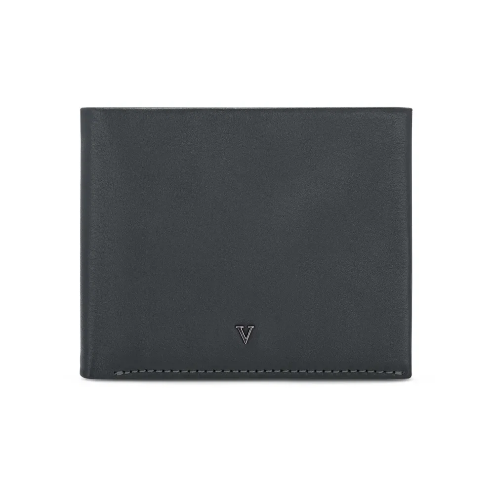 Carteira Masculina Couro Azul — imagem 1