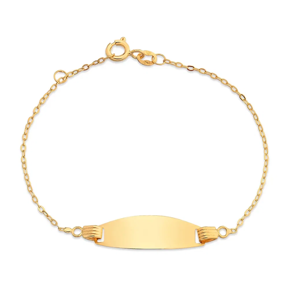 Pulseira Baby Personalizável em Ouro Amarelo 18k