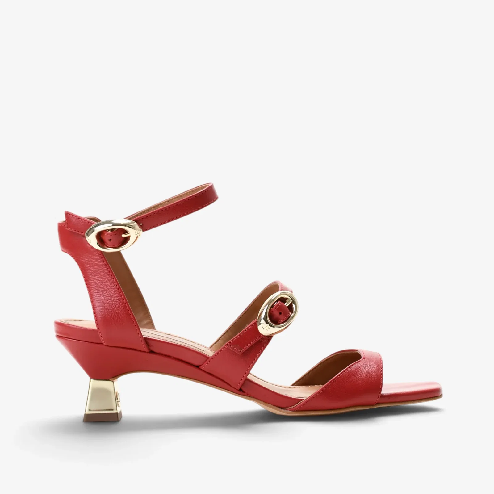Sandália Vermelho Couro — imagem 1